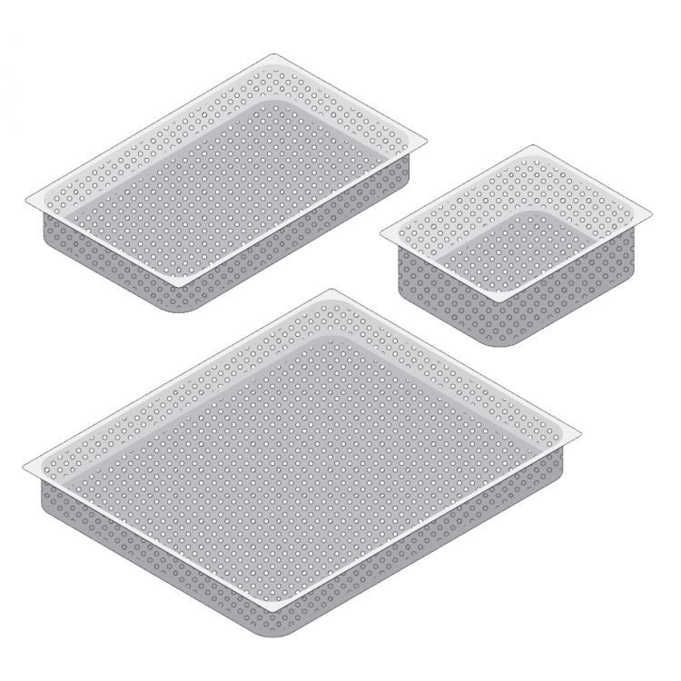 Гастроемкость Rational GN 2/1-100 перфорированная 6015.2195