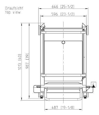 Рама с направляющими тип 20-2/1 16 уровней загрузки Rational 60.22.395