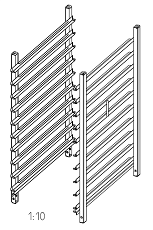 Рама тип 10-1/1 мосркое исполнение Rational 60.11.573
