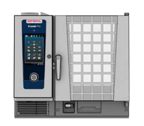 Противоударная защитная решетка для аппарата с правой навеской дверцы, тип 6-2/1 Rational 60.76.351