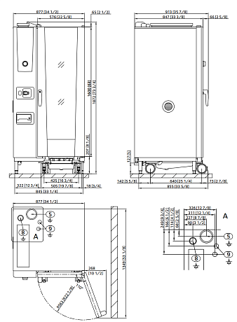 Пароконвектомат Rational iCombi Classic 20-1/1 Gas LPG сжиженный газ