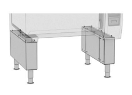 Основание с ножками из нержавеющей стали для Rational iVario Pro XL