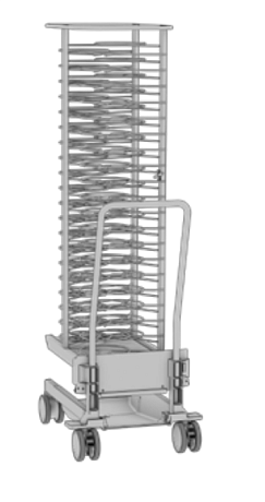 Тележка-кассета для тарелок тип 20-2/1, 84 тарелки Rational 60.22.398