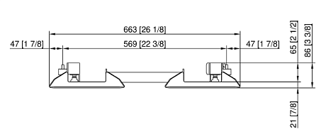Въездная рампа для рамы с направляющими тип 20-1/1 Rational 60.21.262