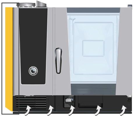 Теплозащитный экран слева тип 6-2/1 Rational 60.75.769